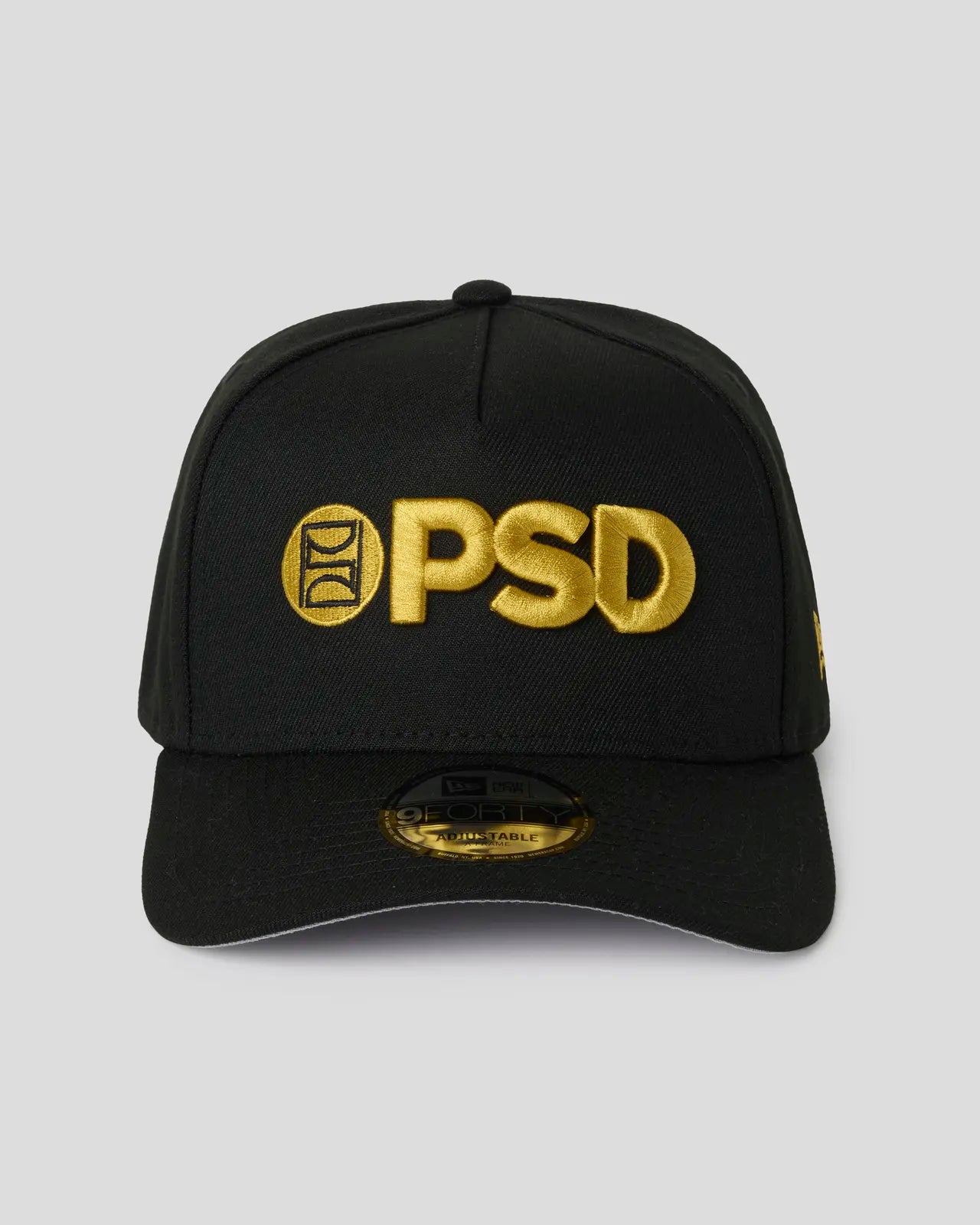 New Era x PSD Logo Hat Black/Gold - Image 2