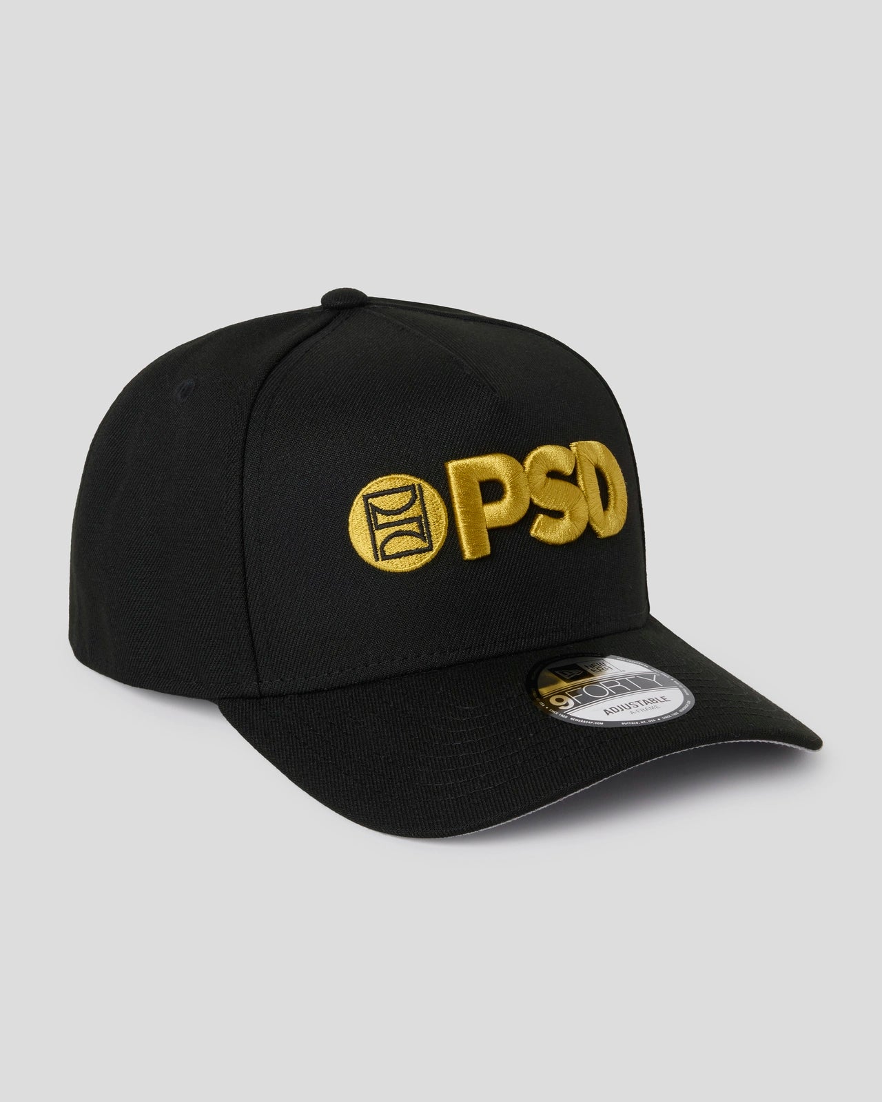 New Era x PSD Logo Hat Black/Gold - Image 3